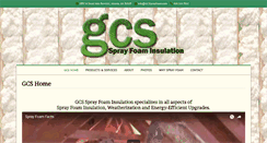 Desktop Screenshot of gcssprayfoam.com